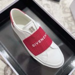 City Sport sneakers in leather with GIVENCHY strap white / red