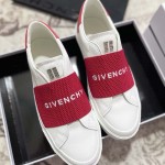 City Sport sneakers in leather with GIVENCHY strap white / red