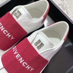 City Sport sneakers in leather with GIVENCHY strap white / red