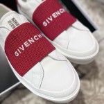 City Sport sneakers in leather with GIVENCHY strap white / red