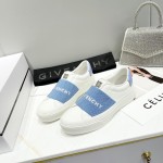 City Sport sneakers in leather with GIVENCHY strap white / blue