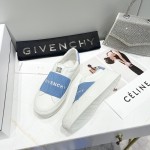 City Sport sneakers in leather with GIVENCHY strap white / blue