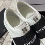 City Sport sneakers in leather with GIVENCHY strap black / white