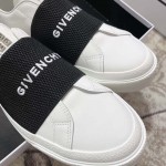 City Sport sneakers in leather with GIVENCHY strap black / white