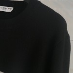 Givenchy Label Printed Wool Sweater Black