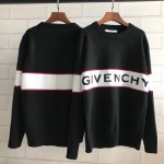 Givenchy Logo Intarsia Wool Sweater Black