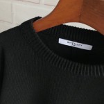 Givenchy Logo Intarsia Wool Sweater Black