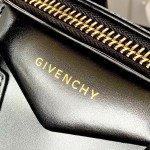 Givenchy Mini Antigona bag in Box leather Black