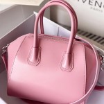 Givenchy Mini Antigona bag in Box leather Pink