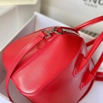 Givenchy Mini Antigona bag in Box leather Red