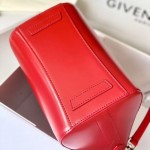 Givenchy Mini Antigona bag in Box leather Red