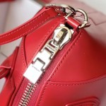 Givenchy Mini Antigona bag in Box leather Red