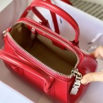 Givenchy Mini Antigona bag in Box leather Red