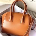 Givenchy Mini Antigona bag in Box leather Tan