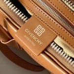 Givenchy Mini Antigona bag in Box leather Tan