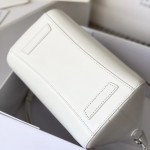 Givenchy Mini Antigona bag in Box leather White