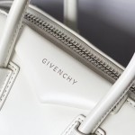 Givenchy Mini Antigona bag in Box leather White