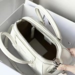 Givenchy Mini Antigona bag in Box leather White