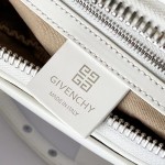 Givenchy Mini Antigona bag in Box leather White