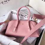 Givenchy Mini Antigona Stretch bag in Box leather Pink