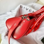 Givenchy Mini Antigona Stretch bag in Box leather Red