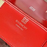 Givenchy Mini Antigona Stretch bag in Box leather Red