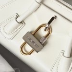 Givenchy Mini Antigona Stretch bag in Box leather White