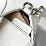 Givenchy Mini Antigona Stretch bag in Box leather White