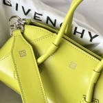 Givenchy Mini Antigona Stretch bag in Box leather Yellow