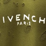 Givenchy Paris Destroyed Hoodie Green