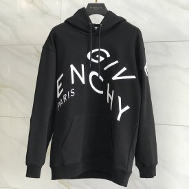 Givenchy Refracted embroidered hoodie Black