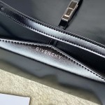 Givenchy Small Cut Out bag in Box leather with chain Black