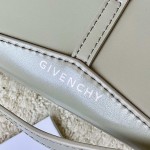 Givenchy Small Cut Out bag in Box leather with chain Green