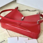 Givenchy Small Cut Out bag in Box leather with chain Red