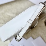 Givenchy Small Cut Out bag in Box leather with chain White