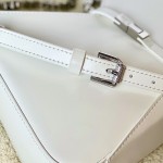 Givenchy Small Cut Out bag in Box leather with chain White