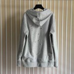 Givenchy hoodie in fleece with destroyed effect Grey