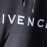 Givenchy 4G Embroidered Oversized Hoodies Black