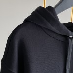 Givenchy 4G Embroidered Oversized Hoodies Black