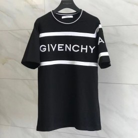 Givenchy Paris 4G Contrasting T shirt Black Color