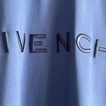 Givenchy 4G Embroidered Oversized T shirt Blue