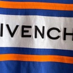 Givenchy Paris 4G Contrasting T shirt Blue