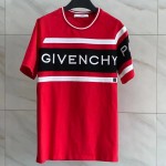 Givenchy Paris 4G Contrasting T shirt Red