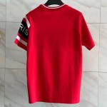 Givenchy Paris 4G Contrasting T shirt Red