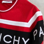 Givenchy Paris 4G Contrasting T shirt Red