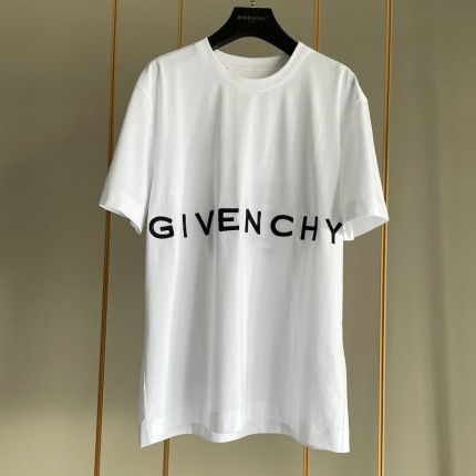 Givenchy 4G Embroidered Oversized T shirt White