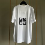 Givenchy 4G Embroidered Oversized T shirt White