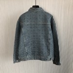 Givenchy 4G monogram denim jacket Blue