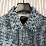 Givenchy 4G monogram denim jacket Blue