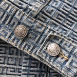 Givenchy 4G monogram denim jacket Blue